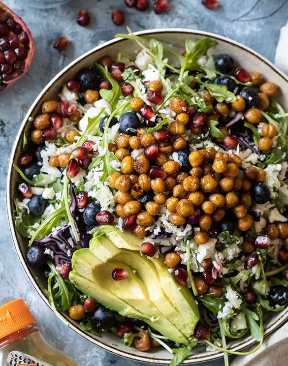 Salat med blomkålris