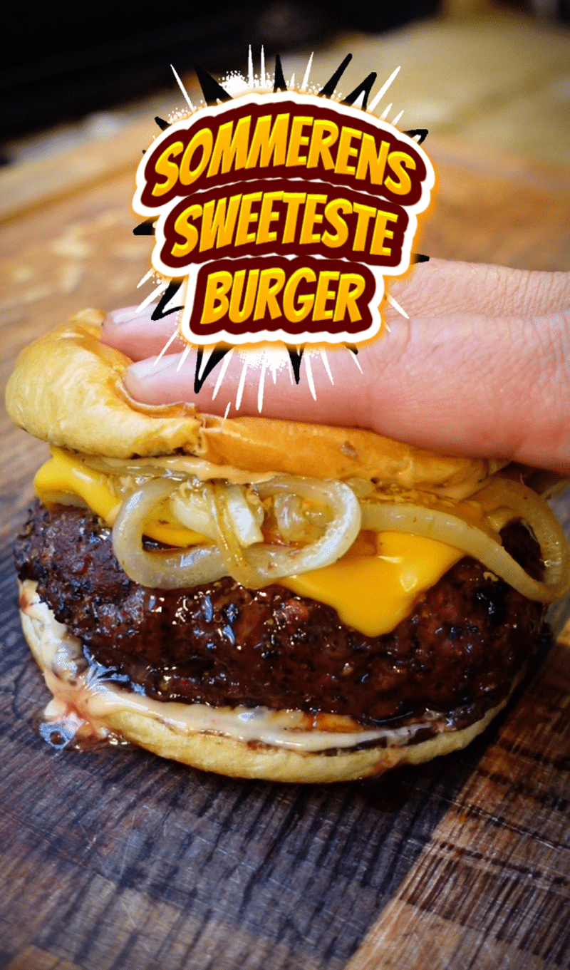 Sommerens beste og sweeteste burger
