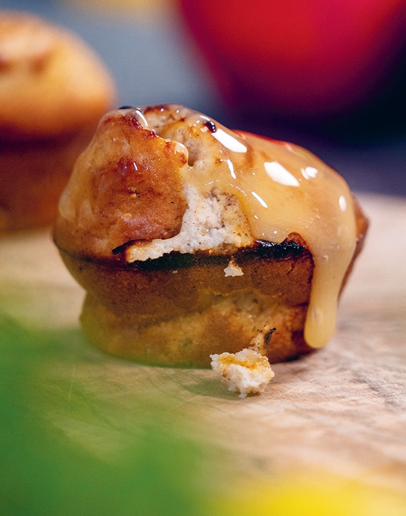 Honning- og geitostmuffins